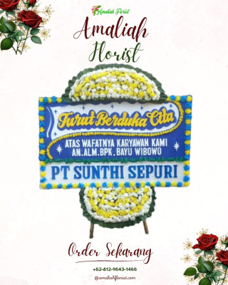 Papan Bunga Duka di Muarafajar Barat
