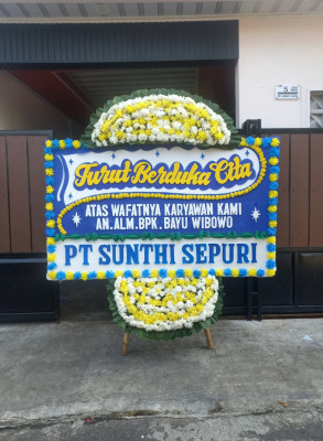Papan Bunga Duka di Muarafajar Barat