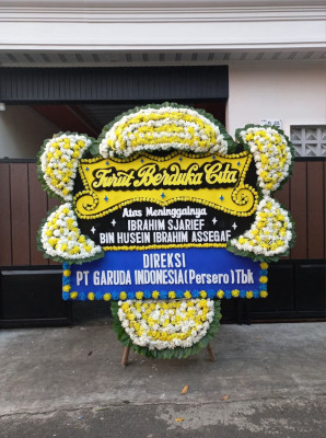 Papan Bunga Duka di Muarafajar Barat