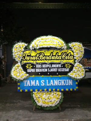Papan Bunga Duka di Muarafajar Barat